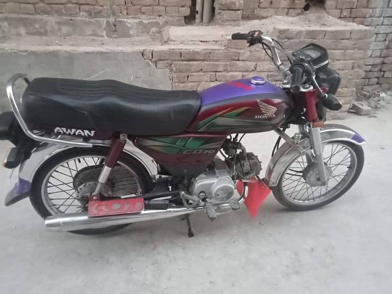 Honda CD 70 a one ok 10/10 good condition no fault 5