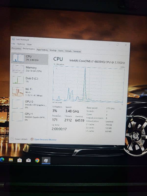 Lenovo P50 workstation i7 6th HQ processor 7