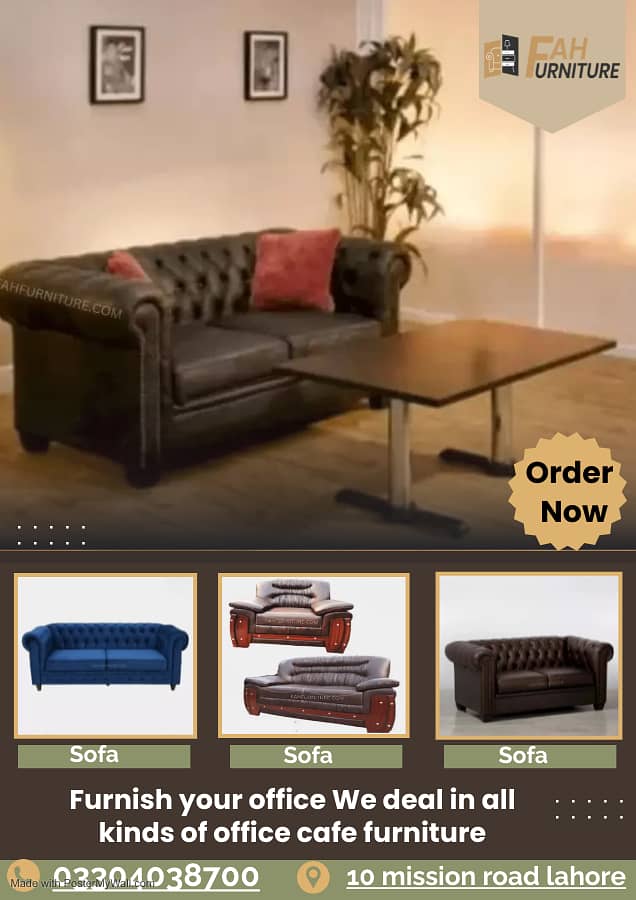 Sofa set/ L Shape sofa /Cheaster sofa /Wooden sofa/Furniture 0