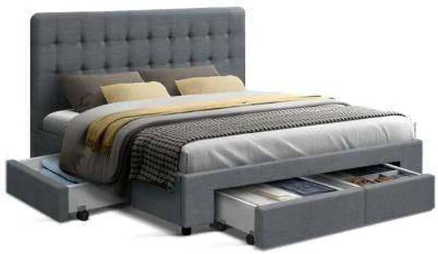 Bed set/Wooden bed/Iron bed/Double bed/Bedroom furniture 9