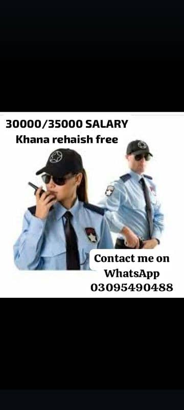 security guard job available 0