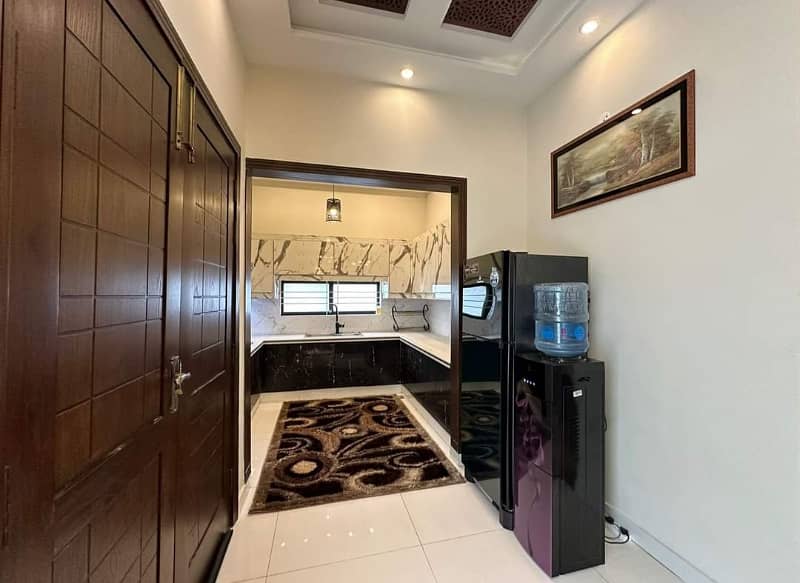 10 Marla Brand new first entry full furnished house for rent in Bahia Town lahore 12