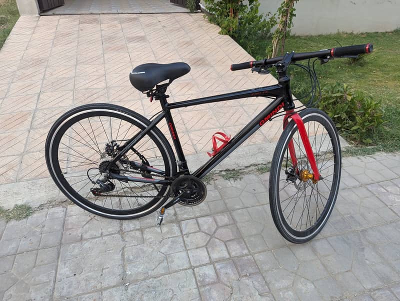 Gmindi Hybrid Bicycle (Aluminium Body) - Tierney Gears & Disk Brakes 0