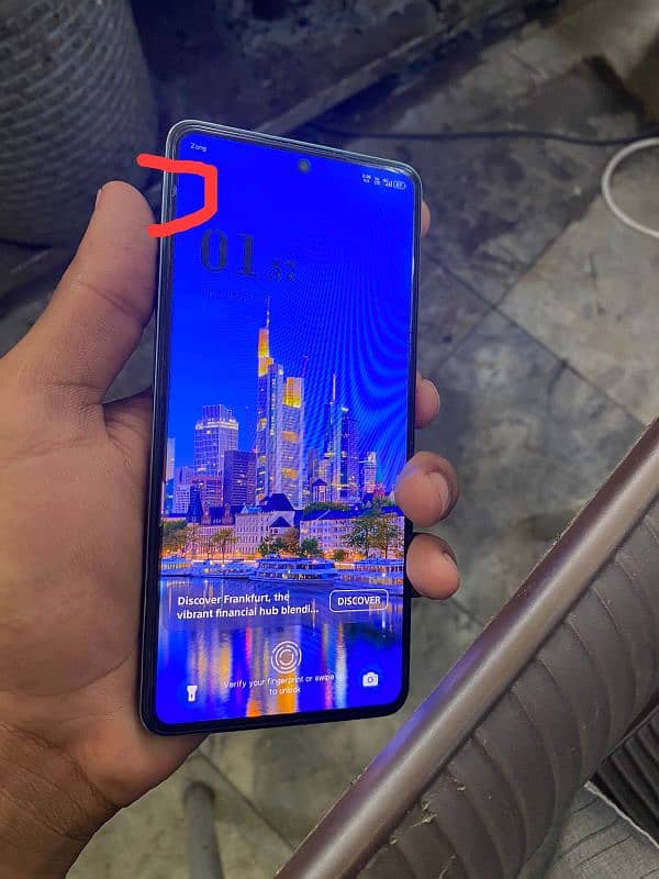 Tecno camon 20 pro  art edition 8+8 256 GB screen finger box charger 1