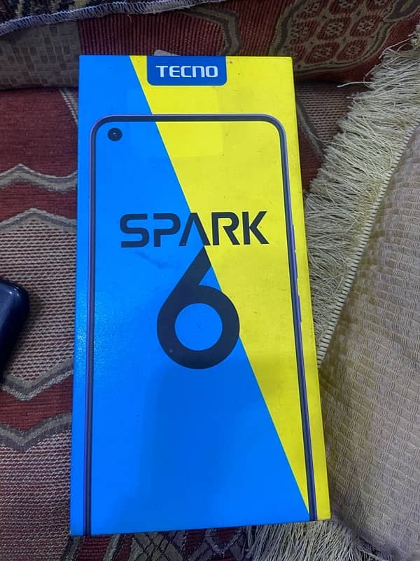 tecno spark 6 4/64 used phone (10/8) 1