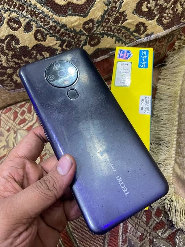 tecno spark 6 4/64 used phone (10/8) 2