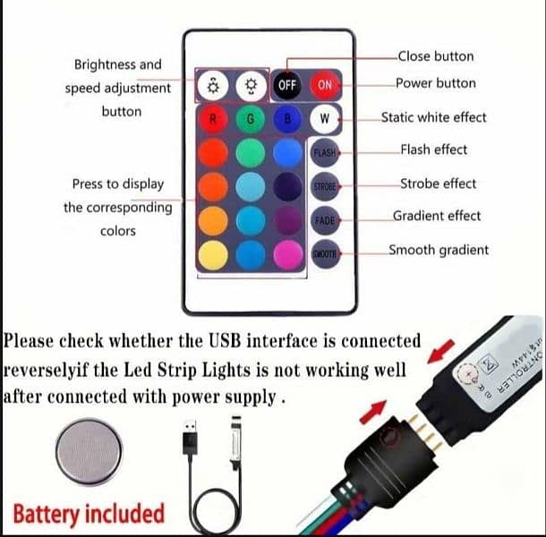 Multicolor RGB Led Strip light 5