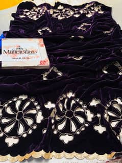 Cutwork Laser Velvet Shawl