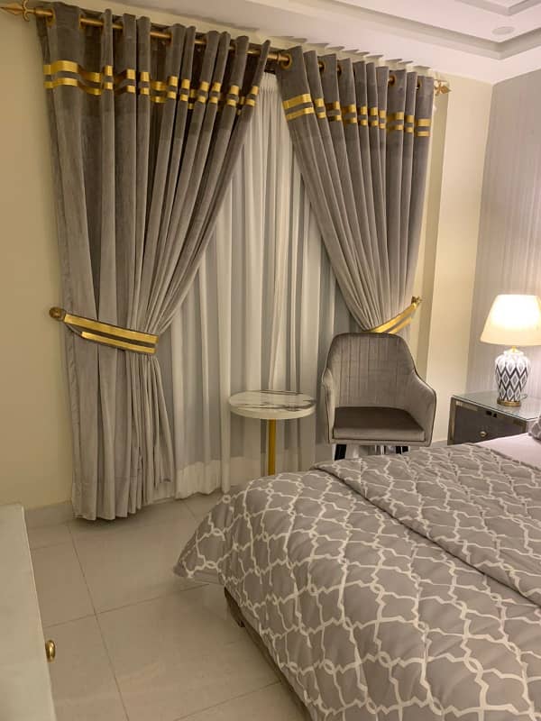 Facing Eiffel Daily One BedRoom Lavish Furnished Appartment For Rent in Bahria Town Lahore 10