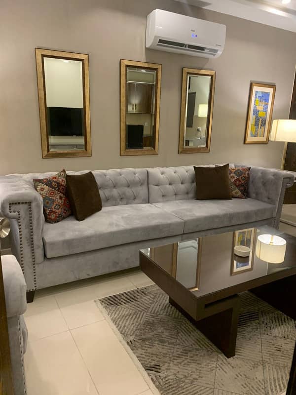 Facing Eiffel Daily One BedRoom Lavish Furnished Appartment For Rent in Bahria Town Lahore 11