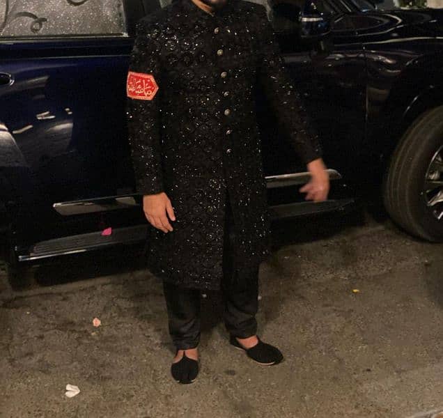 sherwani black 2