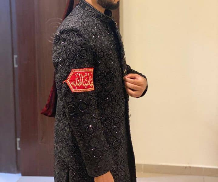 sherwani black 5