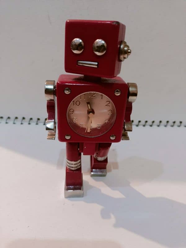 Robotic Metal clock for sale 1