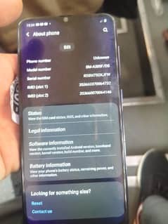 Samsung A30 pta apr used