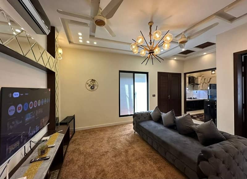 10 Marla Brand new full furnished Lower Portion For Rent In Bahia Town lahore 6