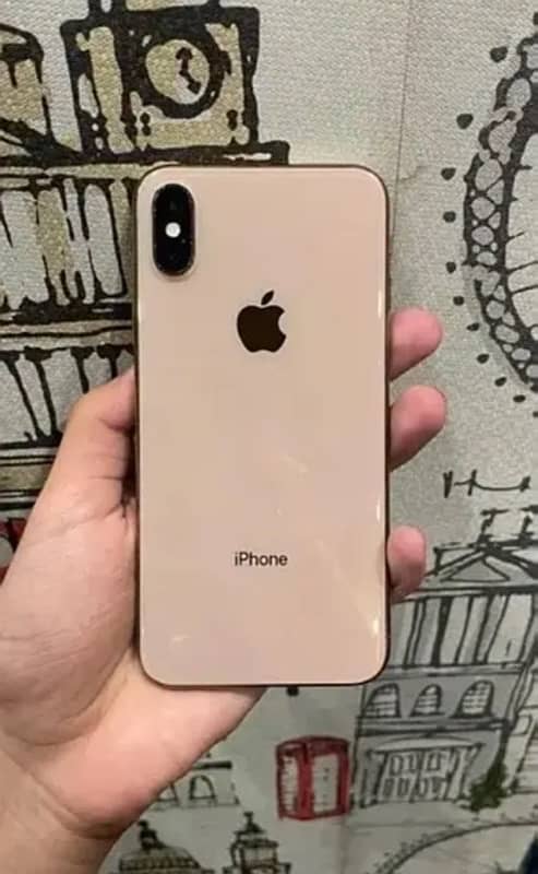 iPhone xs PTA APPROVED, iPhone xs, iPhone gold, 64gb 0