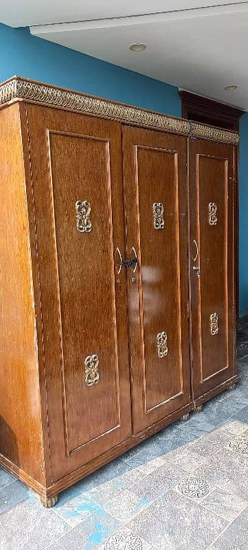 wooden almari wardrobe furniture wardrobes 2 in 1 0