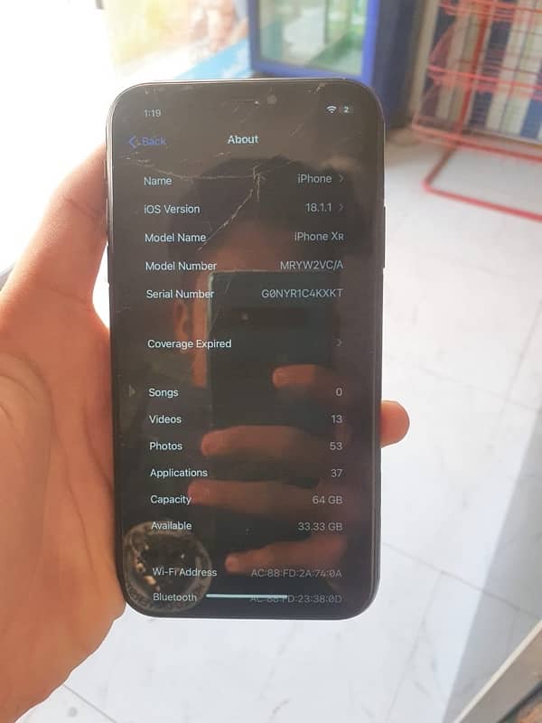 Iphone Xr non Pta 64 gb all ok Exchange Possible with Iphones 1