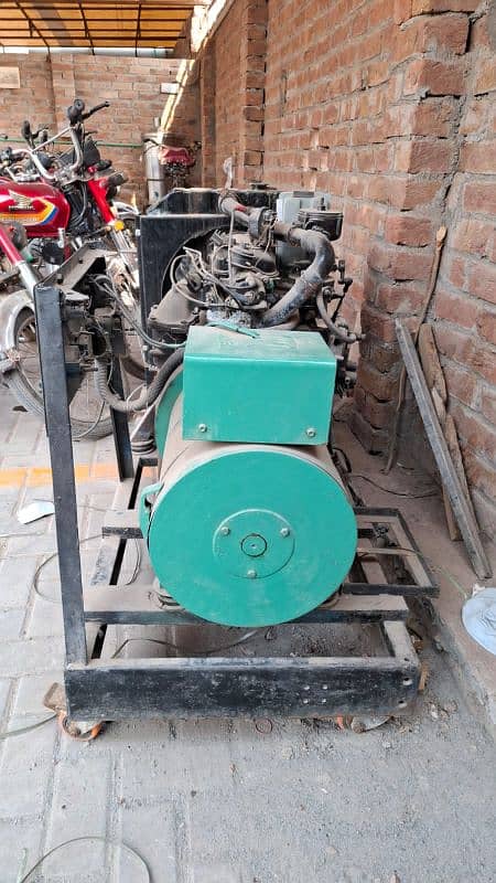 8kva gas generator coure car ka engine ha aur 8kva ki moter 1 phase 0