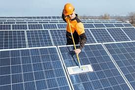 Solar  panel wash services & Solar panel cleaning services 1