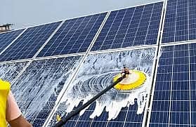 Solar  panel wash services & Solar panel cleaning services 2