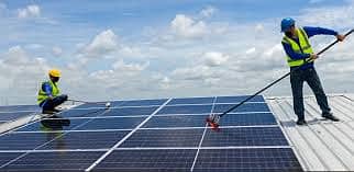 Solar  panel wash services & Solar panel cleaning services 4