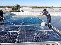 Solar  panel wash services & Solar panel cleaning services 6