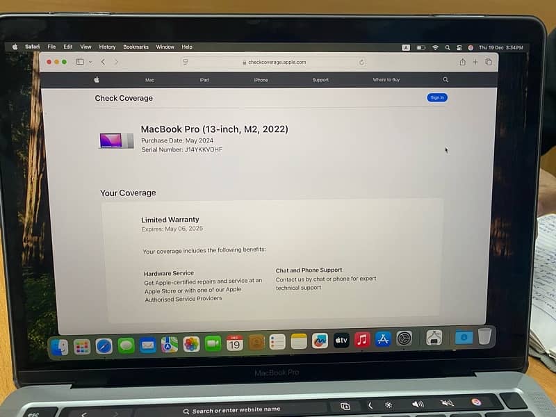 Macbook pro M2 chip touch bar 14