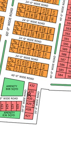 NORTH TOWN RESIDENCY PHASE 1 EXECUTIVE BLOCK 80syd main 60feet road face plot