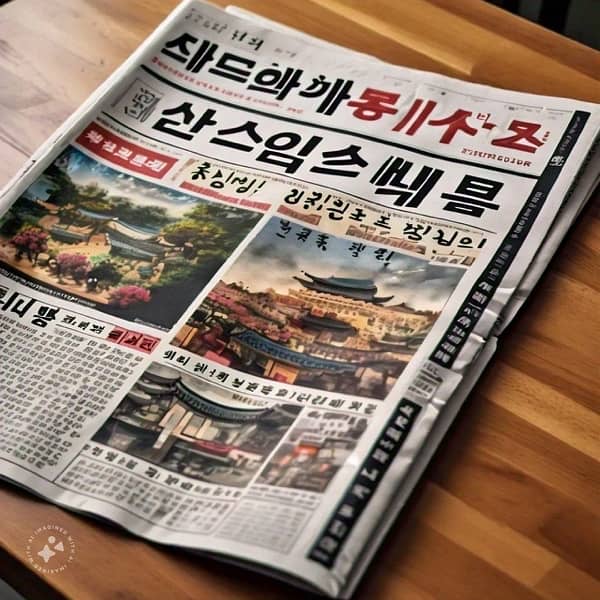 Korean News paper 1