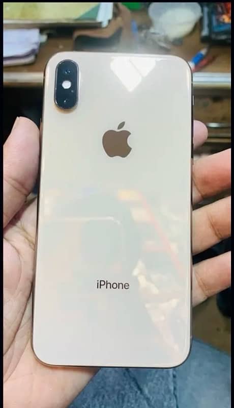 iPhone XS gold 0