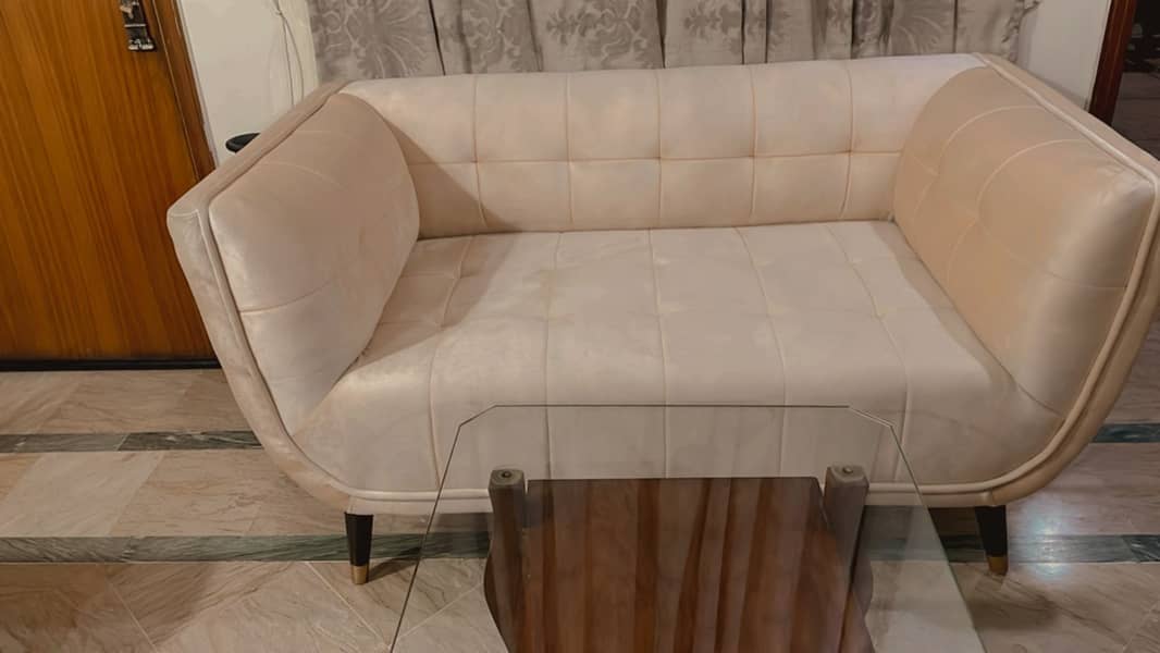 Sofa set | 6 Seater | Turkish Sofa | Velvet finish | Molty Foam Seat | 2