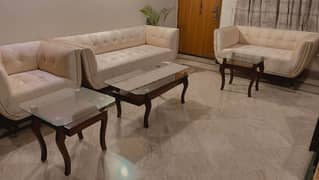 Sofa set | 6 Seater | Turkish Sofa | Velvet finish | Molty Foam Seat |