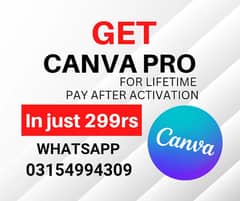 Canva pro WHATSAPP 0315-4994-309 _ 300rs only