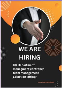 WE ARE HIRING BOTH MALE & FEMALE STAFF IN OFFICE WORK