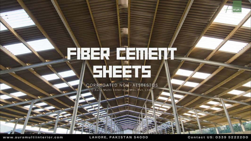 CEMENT FIBER CORRUGATED ROOFING SHEET/DAIRYFARM/FACTORIES/OUTDOORSHED 3