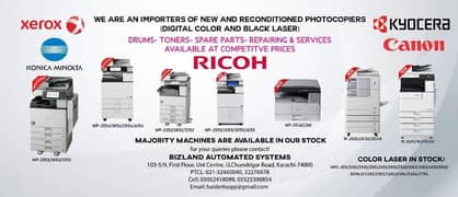 Reconditioned Photocopiers MFP Arrived in Bulk