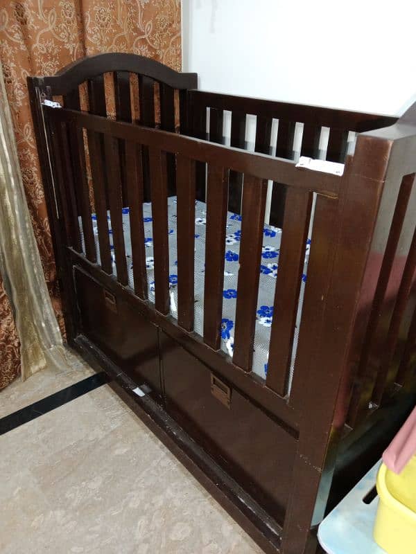 Junior wooden baby cot 2