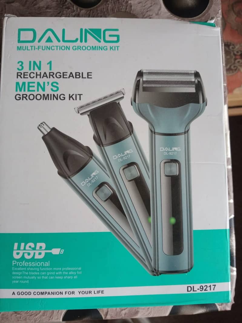 Men Grooming kit and hair Remover 3 in 1 0