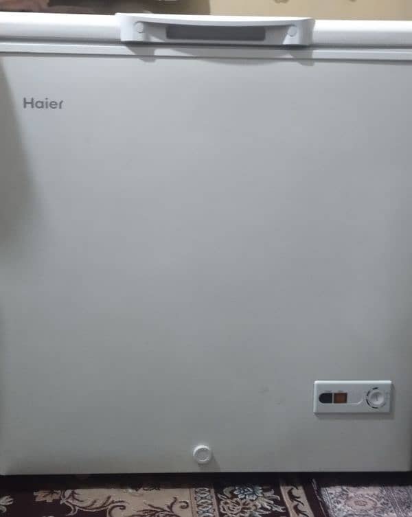 Single Door Haier Freezer with Haier Steplizer 0