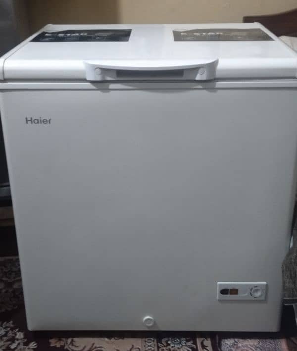 Single Door Haier Freezer with Haier Steplizer 10