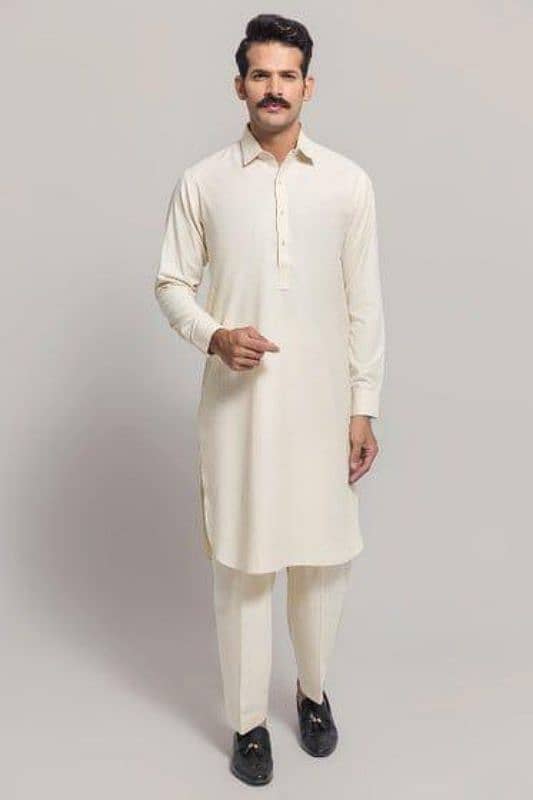 Man kaddar suit /winter suit/Man winter unstitched/karandi suit/ 11