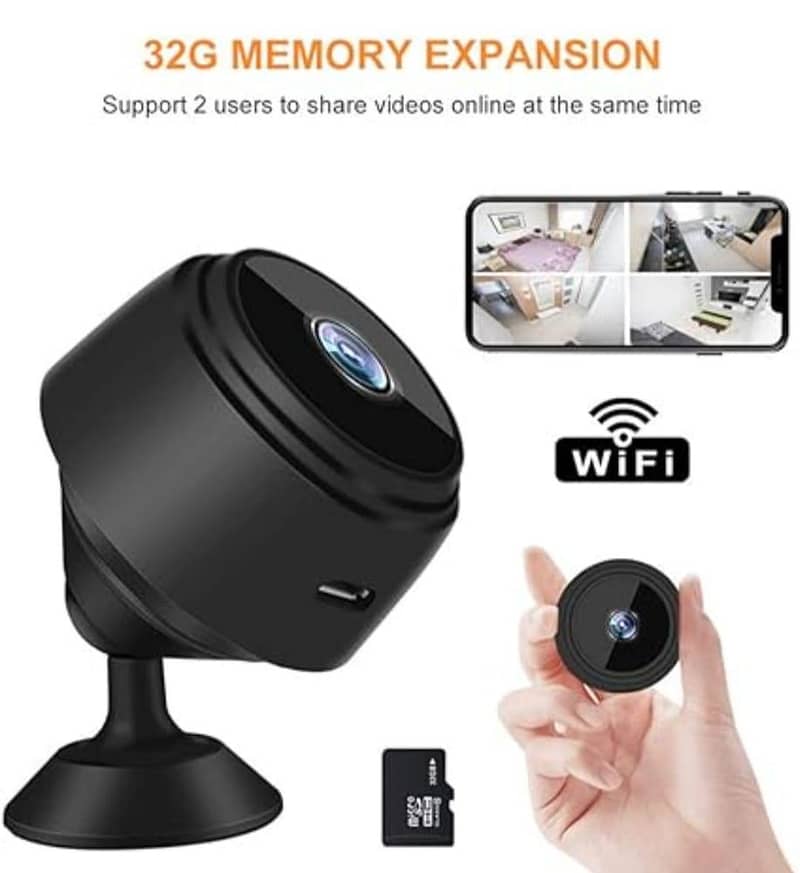 Mini Wifi Camera, model number A9, Cash on delivery and Free home deli 12