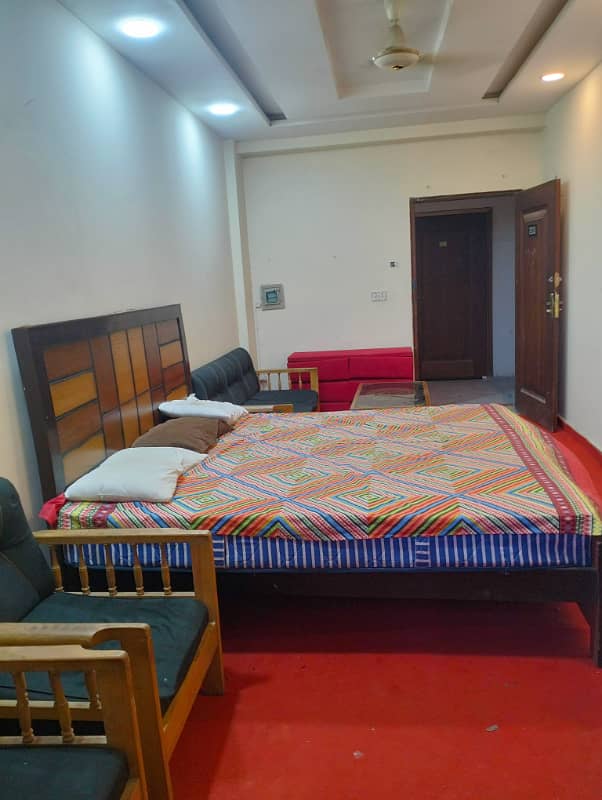 Studeo semi furnished flat available per day 5