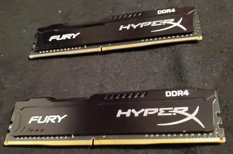 hyper x fury ddr4  total 16gb ram 4x4gb  2100mhz 0