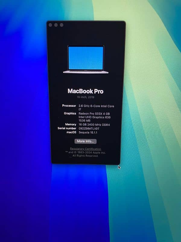 Macbook pro 2019 | i7 4