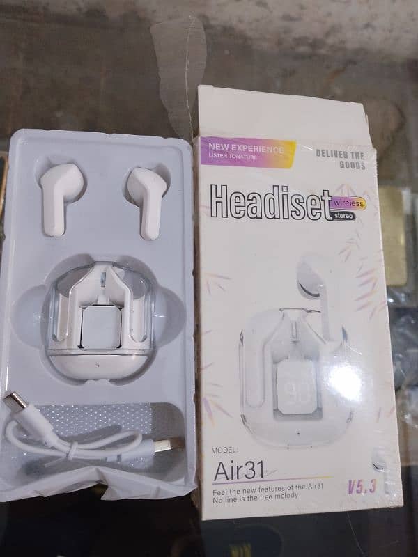 Air 31 airpods blue and white available 03097175602 2