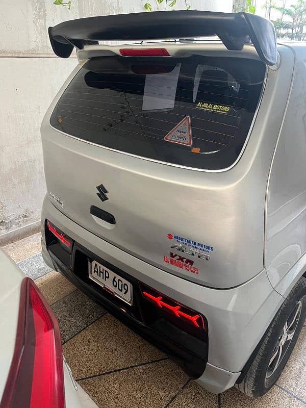 lady car my Suzuki Alto 2022 as like new showroom condition decorated 2