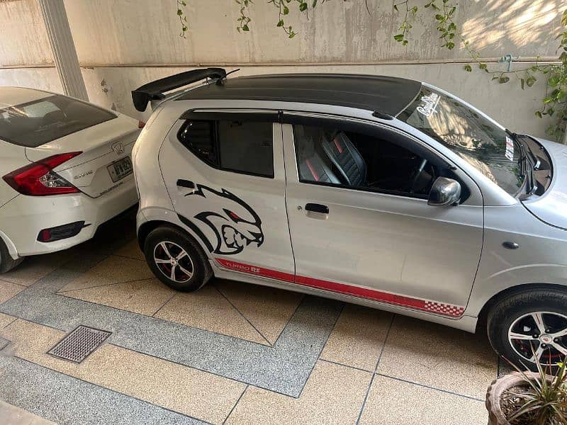 lady car my Suzuki Alto 2022 as like new showroom condition decorated 3