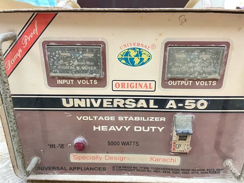 Universal A-50 Voltage Stabilizer – Heavy Duty (5000 Watts) 3